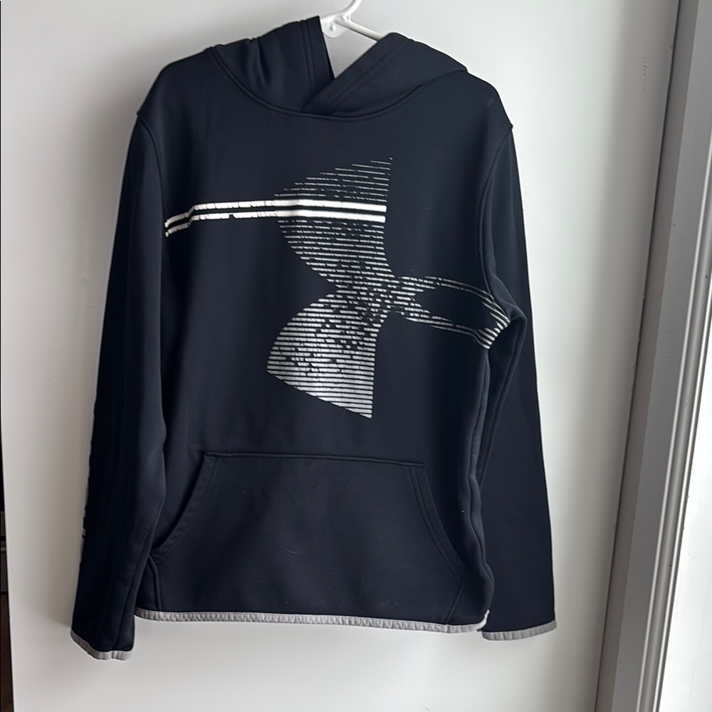 Under Armour Black and Gray Kids Hoodie